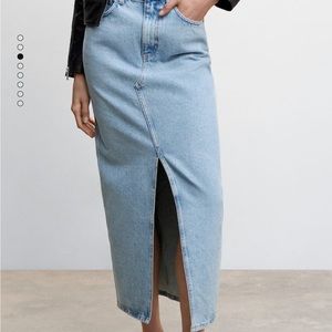 Mango denim skirt, current season/sold out